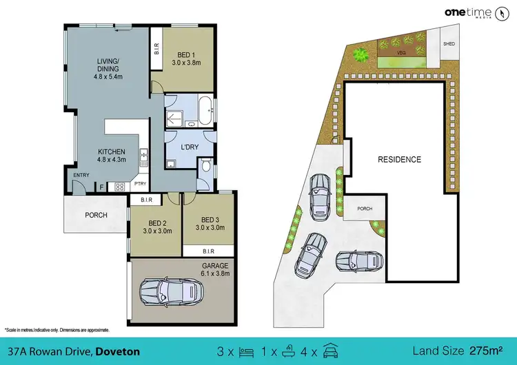 Floorplan of Homely unit listing, 37A Rowan Drive, Doveton VIC 3177