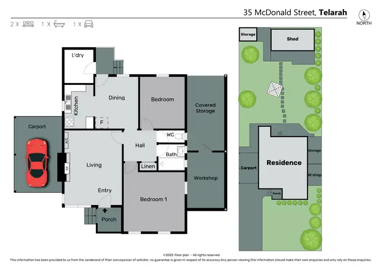 Floorplan of Homely house listing, 35 Mcdonald Street, Telarah NSW 2320