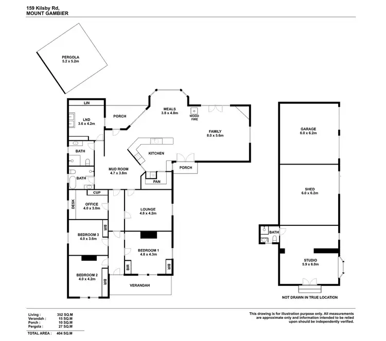 Floorplan of Homely rural property listing, 159 Kilsby Road, Moorak SA 5291