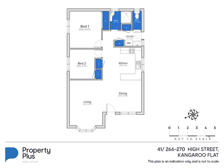 Floorplan of Homely retirement listing, 41/266-270 High Street, Kangaroo Flat VIC 3555