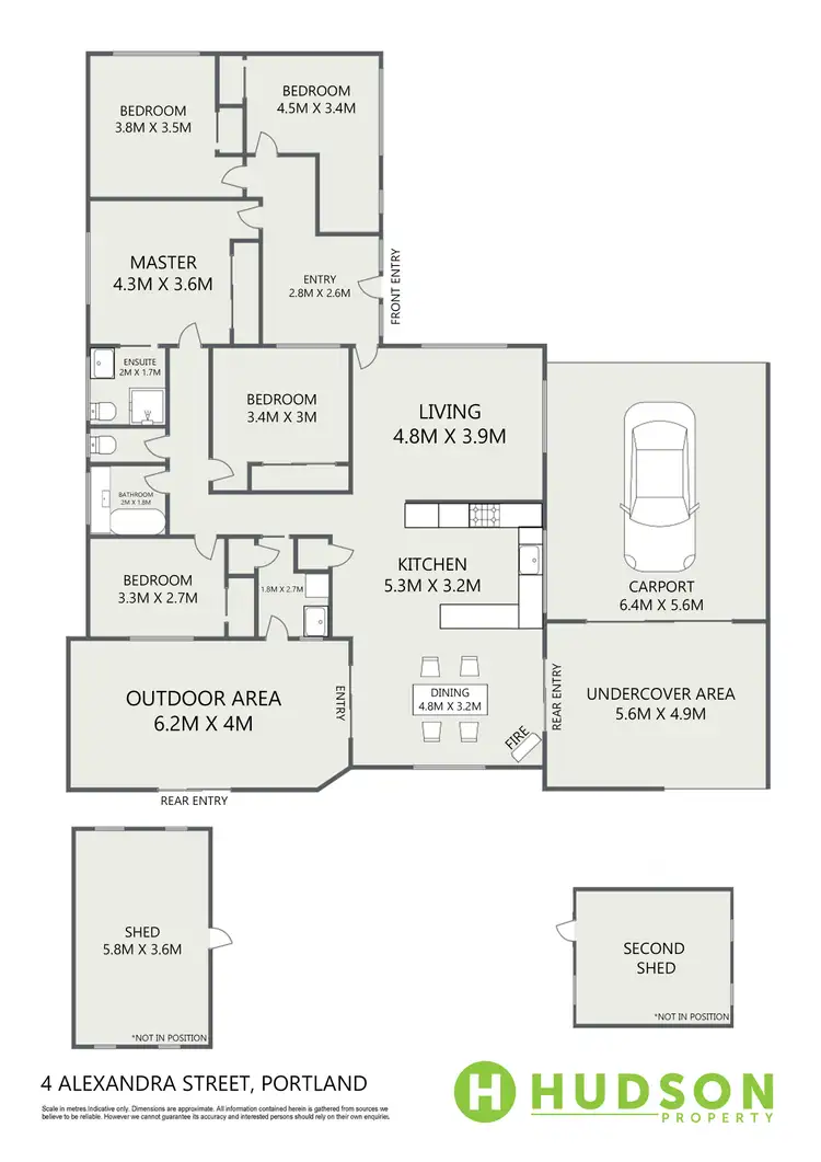 Floorplan of Homely house listing, 4 Alexandra Street, Portland VIC 3305