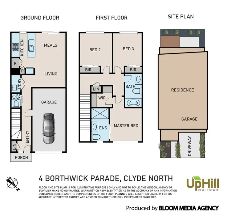 Floorplan of Homely house listing, 4 Borthwick Parade, Clyde North VIC 3978