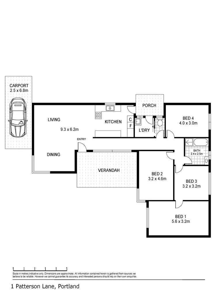 Floorplan of Homely house listing, 1 Pattersons Lane, Portland VIC 3305
