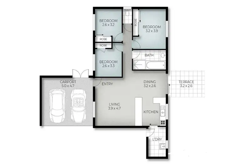 Floorplan of Homely house listing, 10 Jancoon Court, Carrara QLD 4211