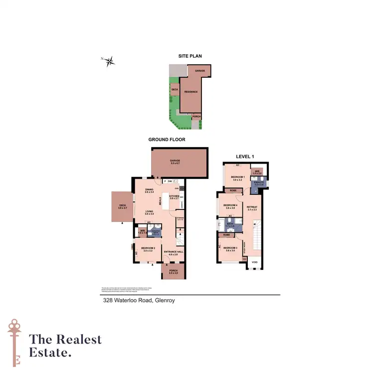 Floorplan of Homely townhouse listing, 328 Waterloo Road, Glenroy VIC 3046
