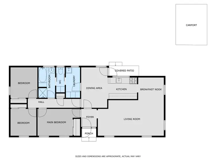 Floorplan of Homely house listing, 73 CHAPPLE STREET, Wodonga VIC 3690