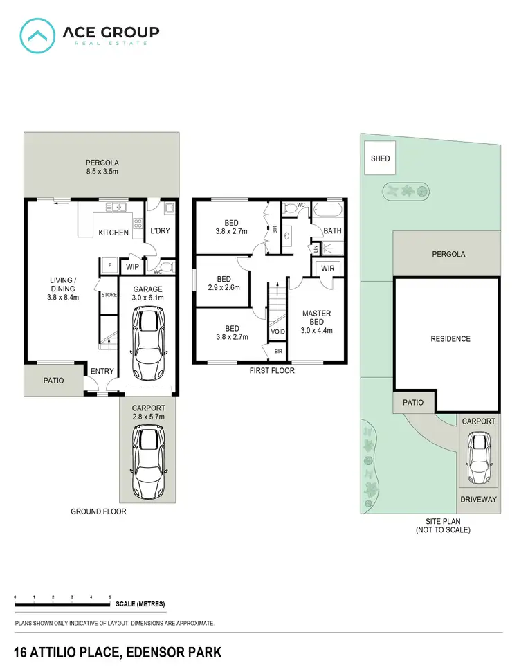 Floorplan of Homely semi-detached listing, 16 Attilio Place, Edensor Park NSW 2176