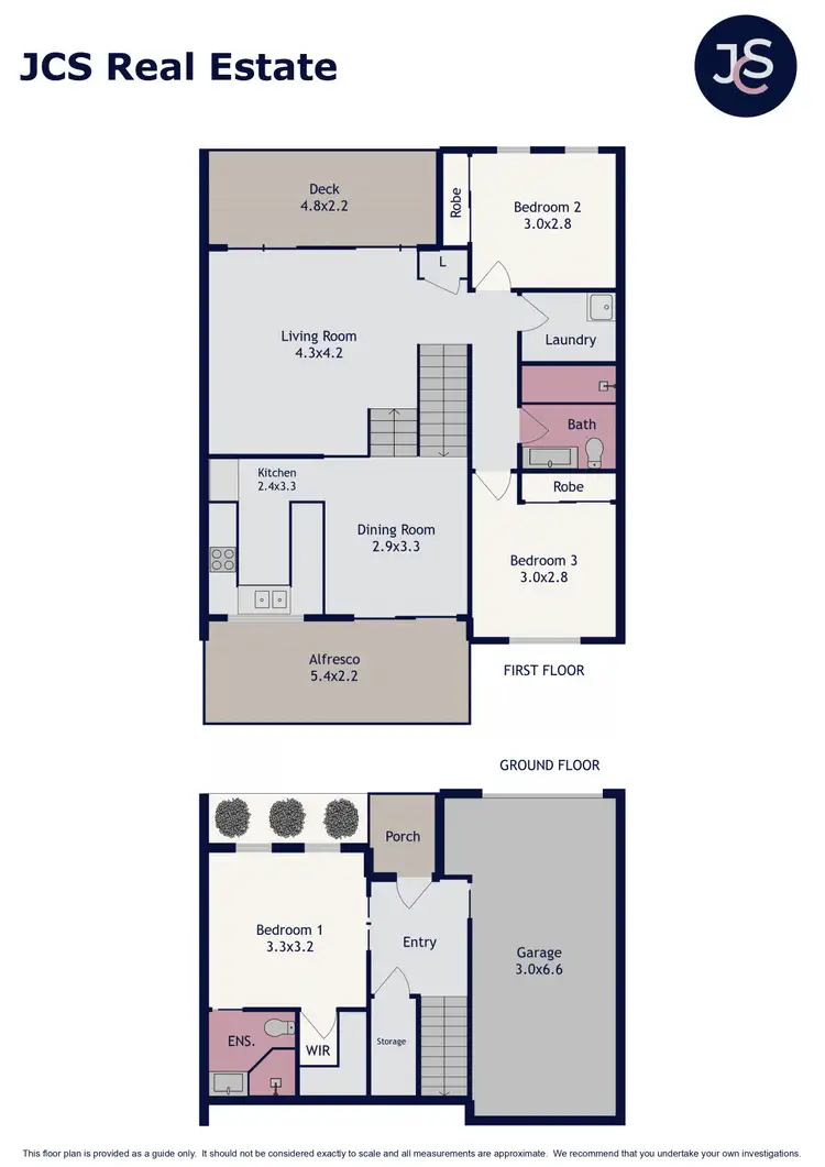Floorplan of Homely townhouse listing, 8 LAPWING ST STREET, Elermore Vale NSW 2287