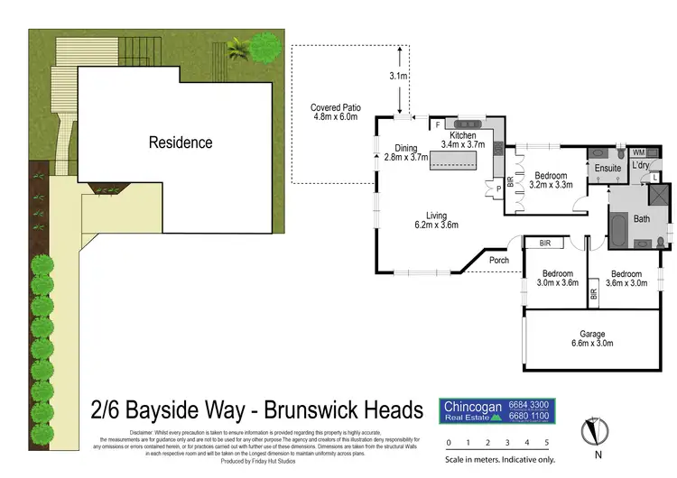 Floorplan of Homely house listing, 2/6 Bayside Way, Brunswick Heads NSW 2483