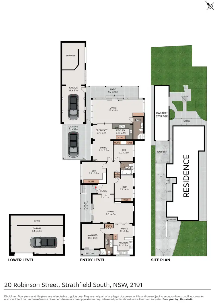 Floorplan of Homely house listing, 20 Robinson Street, Strathfield South NSW 2136