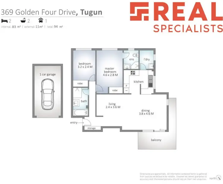 Floorplan of Homely unit listing, 4/369 Golden Four Drive,, Tugun QLD 4224