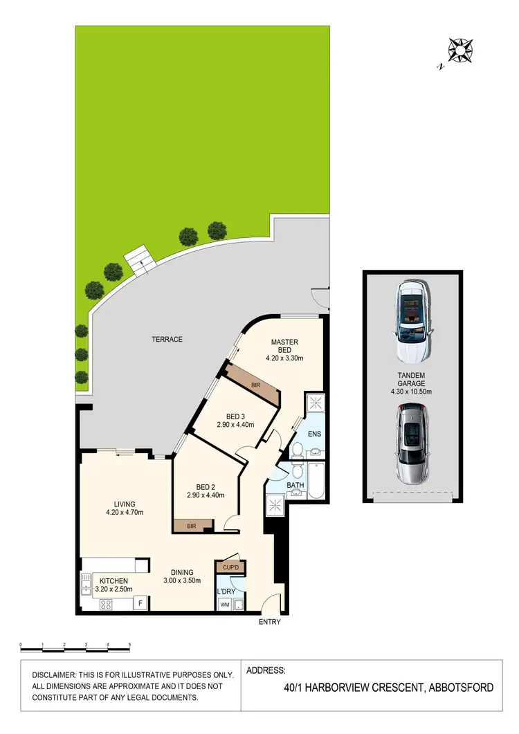 Floorplan of Homely apartment listing, 40/1 Harbourview Crescent, Abbotsford NSW 2046
