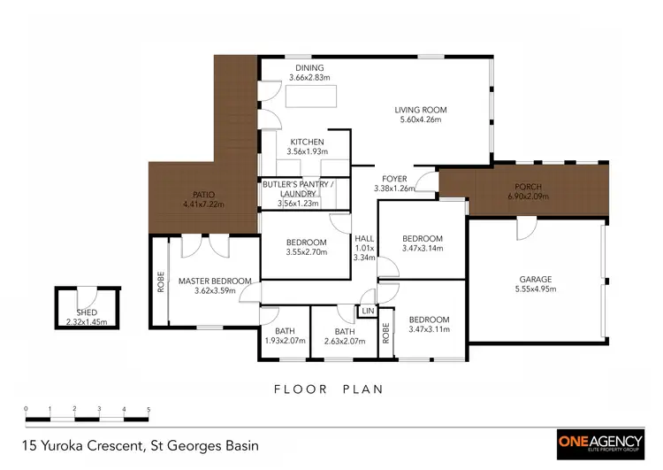 Floorplan of Homely house listing, 15 Yuroka Crescent, St Georges Basin NSW 2540