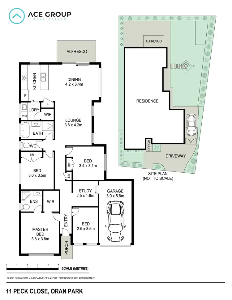 Floorplan of Homely house listing, 11 Peck Close, Oran Park NSW 2570