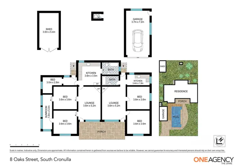 Floorplan of Homely house listing, 8 Oaks Street, Cronulla NSW 2230