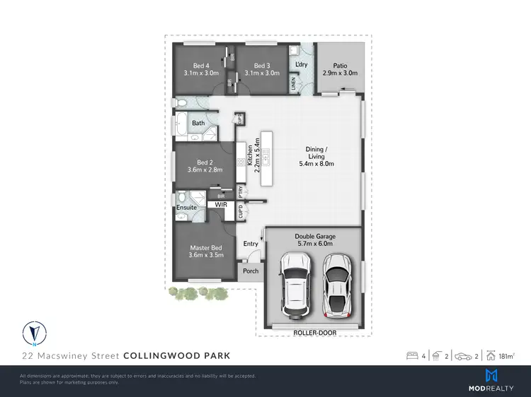 Floorplan of Homely house listing, 22 Macswiney Street, Collingwood Park QLD 4301