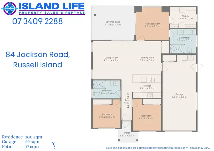 Floorplan of Homely house listing, 84 Jackson Road, Russell Island QLD 4184