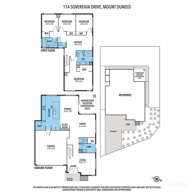 Floorplan of Homely house listing, 114 Sovereign Drive, Mount Duneed VIC 3217