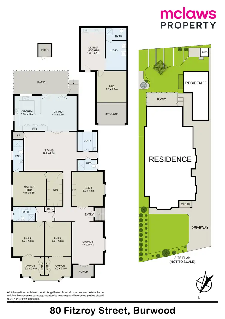 Floorplan of Homely house listing, 80 Fitzroy Street, Burwood NSW 2134