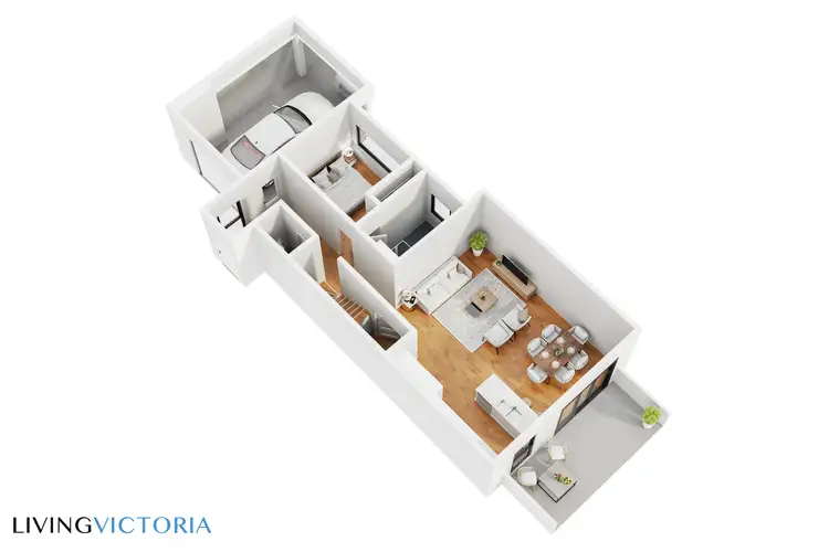 Floorplan of Homely townhouse listing, 3/94 McLaughlin Street, Ardeer VIC 3022
