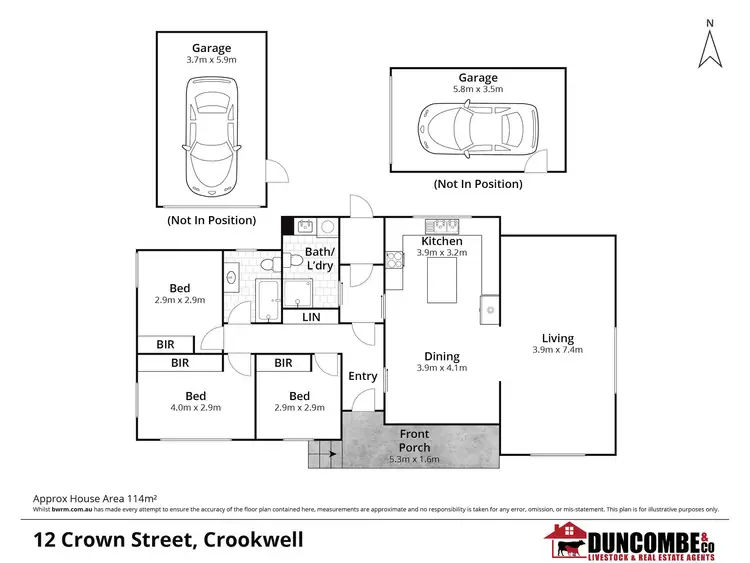 Floorplan of Homely house listing, 12 Crown Street, Crookwell NSW 2583