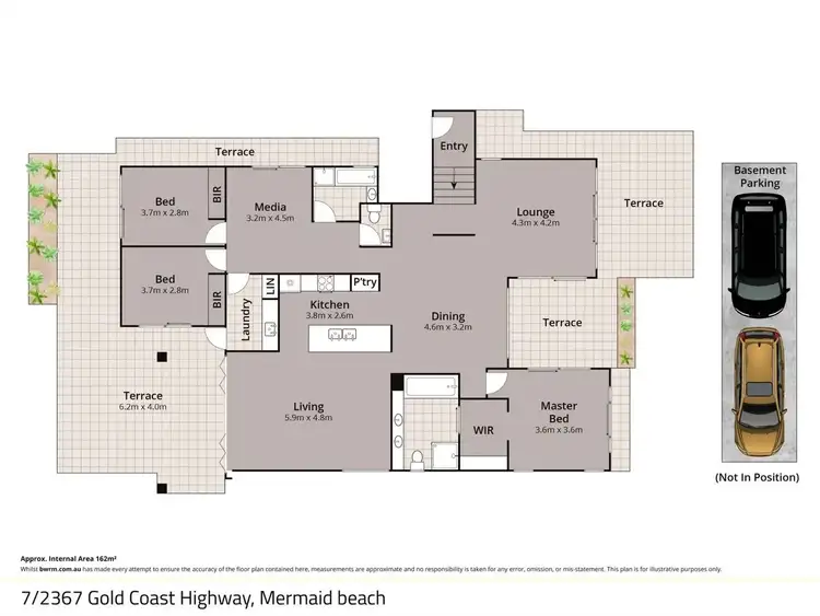 Floorplan of Homely apartment listing, 7/2367 Gold Coast Highway, Mermaid Beach QLD 4218