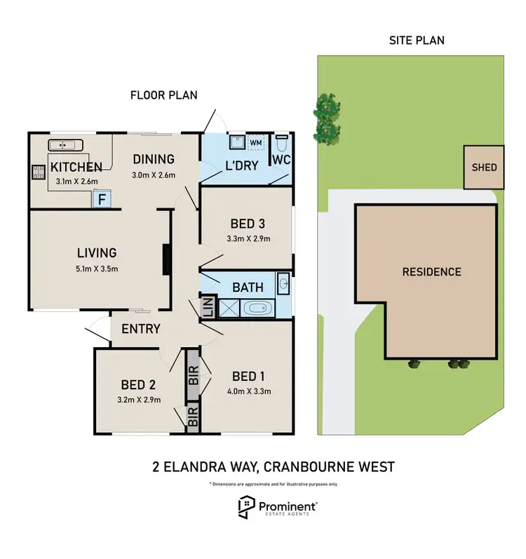 Floorplan of Homely house listing, 2 Elandra Way, Cranbourne West VIC 3977