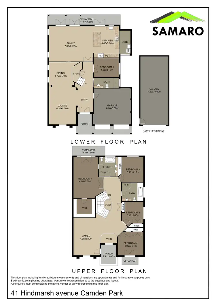 Floorplan of Homely house listing, 41 Hindmarsh Avenue, Camden Park NSW 2570
