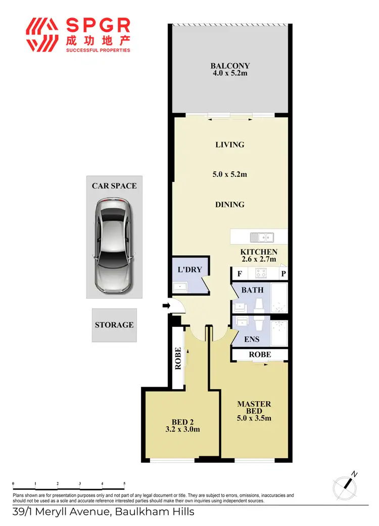 Floorplan of Homely apartment listing, 39/1 Meryll Avenue, Baulkham Hills NSW 2153