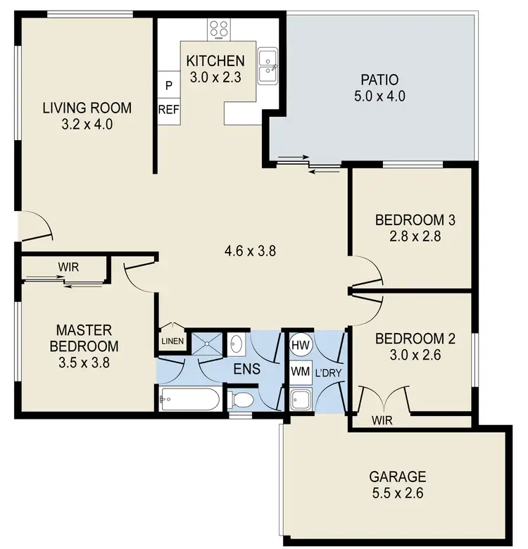 Floorplan of Homely house listing, 7 Figtree Lane, Redbank Plains QLD 4301