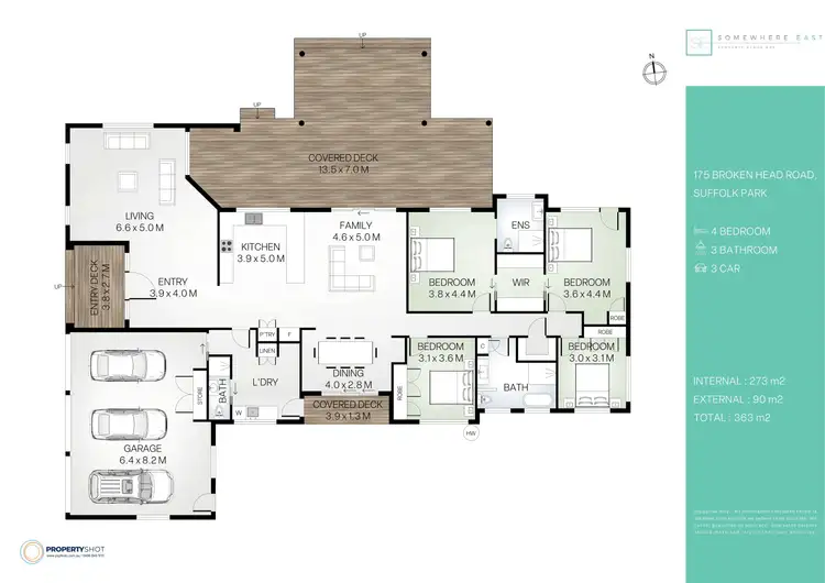 Floorplan of Homely house listing, 175 Broken Head Road, Suffolk Park NSW 2481