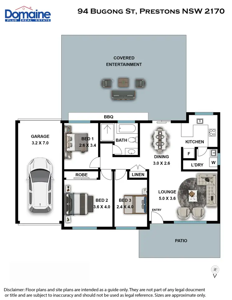 Floorplan of Homely house listing, 94 Bugong Street, Prestons NSW 2170