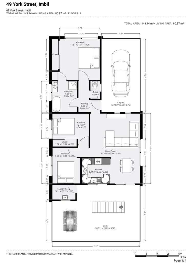 Floorplan of Homely house listing, 49 YORK STREET, Imbil QLD 4570
