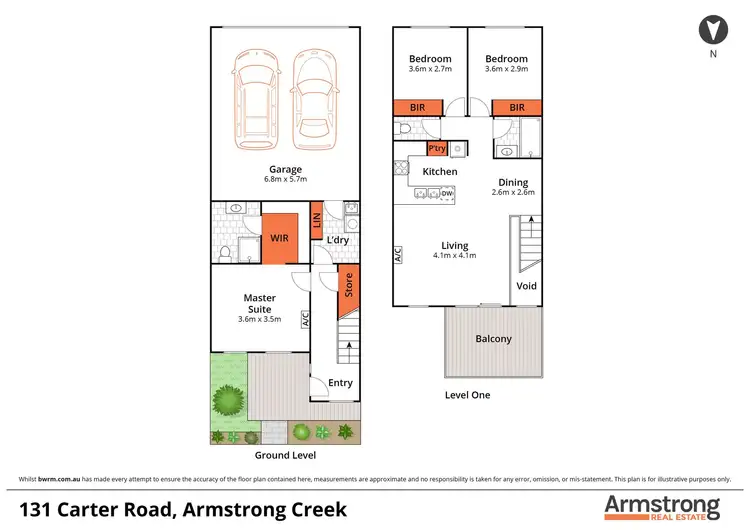 Floorplan of Homely house listing, 131 Carter Road, Armstrong Creek VIC 3217