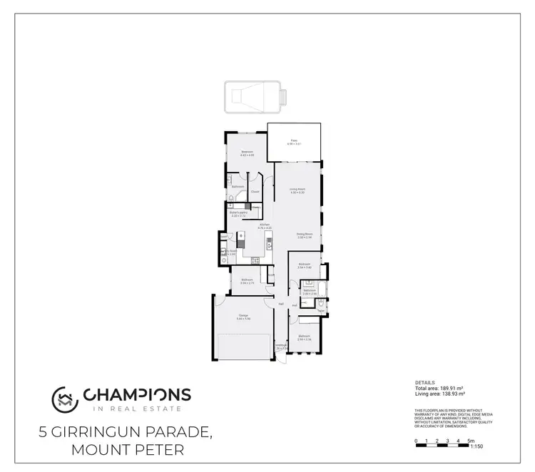 Floorplan of Homely house listing, 5 Girringun Parade, Mount Peter QLD 4869