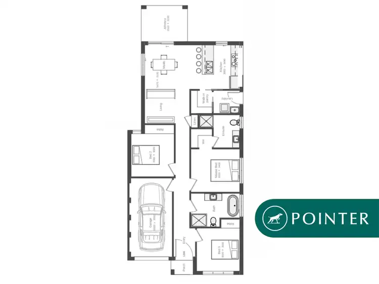 Floorplan of Homely house listing, Lot 7 Levy Way, Leppington NSW 2179
