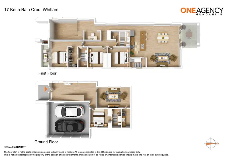 Floorplan of Homely house listing, 17 Keith Bain Crescent, Whitlam ACT 2611
