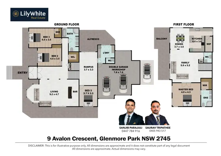 Floorplan of Homely house listing, 9 Avalon Crescent, Glenmore Park NSW 2745