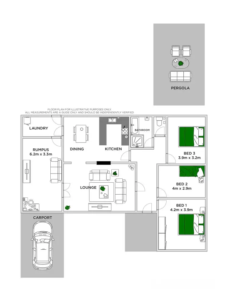 Floorplan of Homely house listing, 9 LANGE STREET, Mount Gambier SA 5290