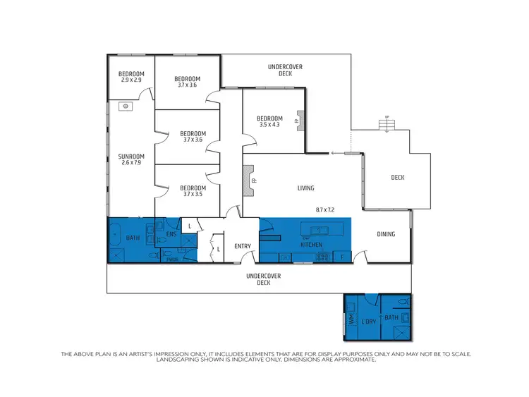 Floorplan of Homely rural property listing, 105 Shaws Road, Merton VIC 3715