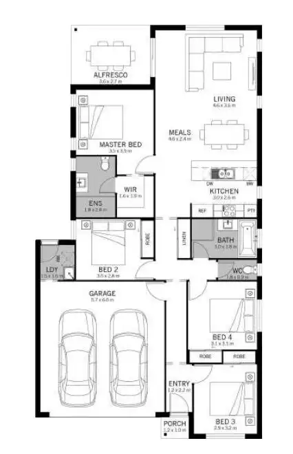 Floorplan of Homely house listing, 28 Parvula Place, Logan Reserve QLD 4133