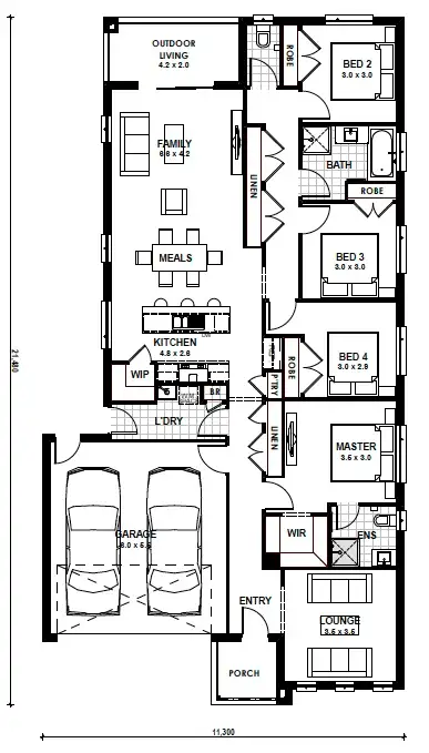 Floorplan of Homely house listing, Lot 2716 Fayalite Circuit, Donnybrook VIC 3064