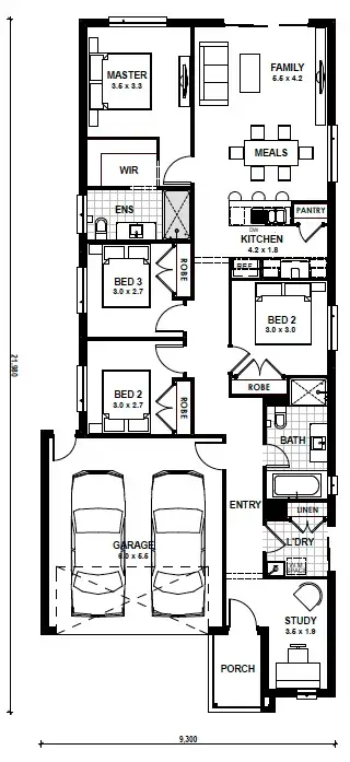 Floorplan of Homely house listing, Lot 202 Perez Circuit, Leopold VIC 3224
