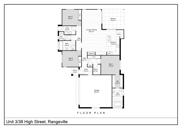 Floorplan of Homely unit listing, 3/38 High Street, Rangeville QLD 4350