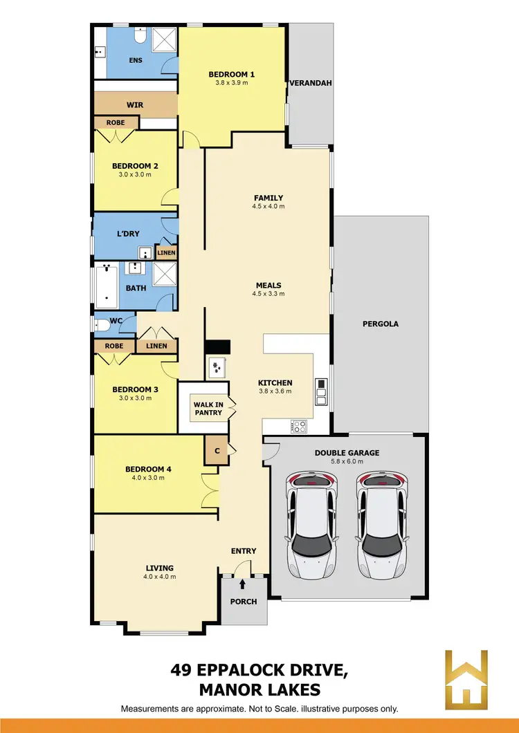 Floorplan of Homely house listing, 49 Eppalock Drive, Manor Lakes VIC 3024