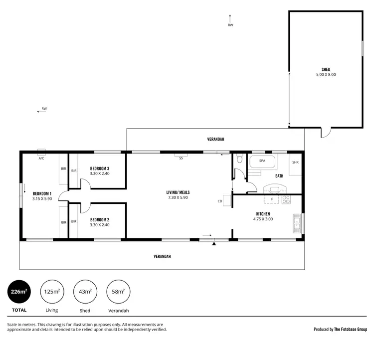 Floorplan of Homely house listing, 261 Kemmiss Hill Road, Yankalilla SA 5203