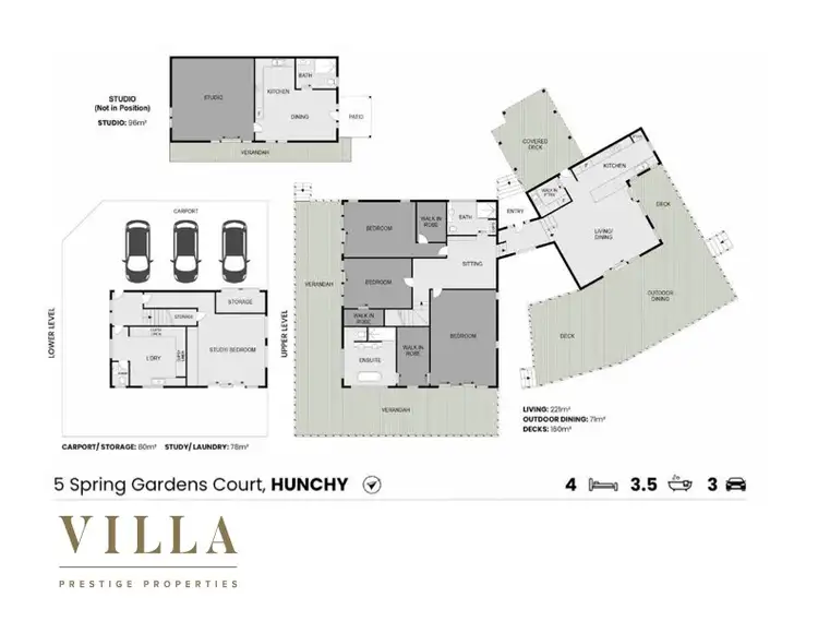 Floorplan of Homely house listing, 5 Spring Gardens Court, Hunchy QLD 4555
