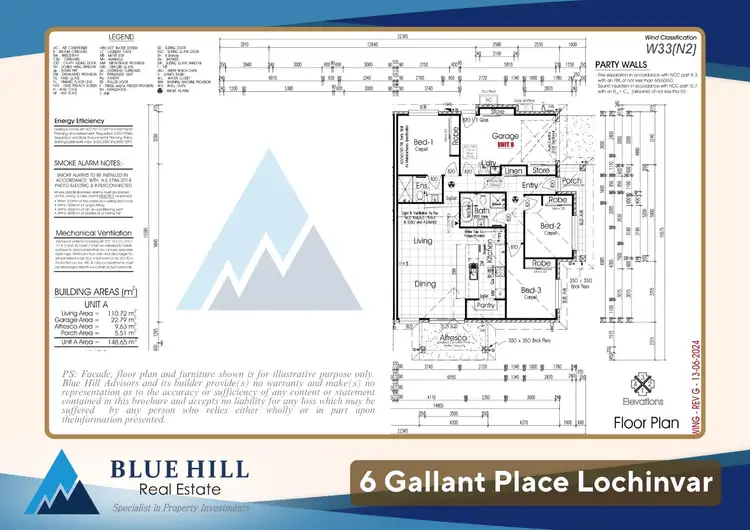 Floorplan of Homely house listing, 6 Gallant Place, Lochinvar NSW 2321