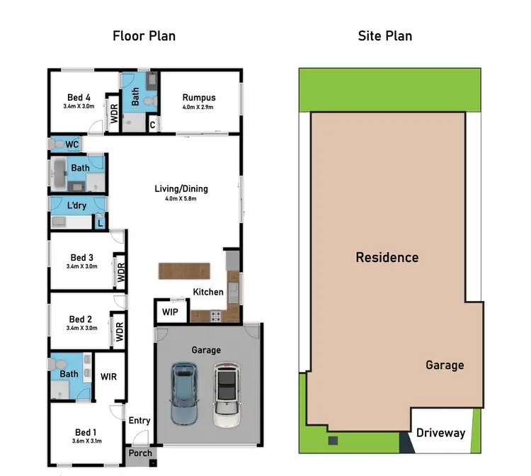 Floorplan of Homely house listing, 21 Nature Road, Tarneit VIC 3029