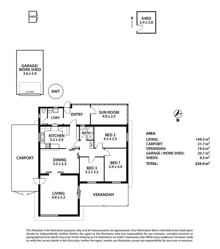 Floorplan of Homely house listing, 10 Montgomery Avenue, Murray Bridge SA 5253